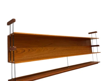 Mid-Century Modern Wall Mounted Shelf by Walter Wirtz for Wilhelm Renz, 1960s